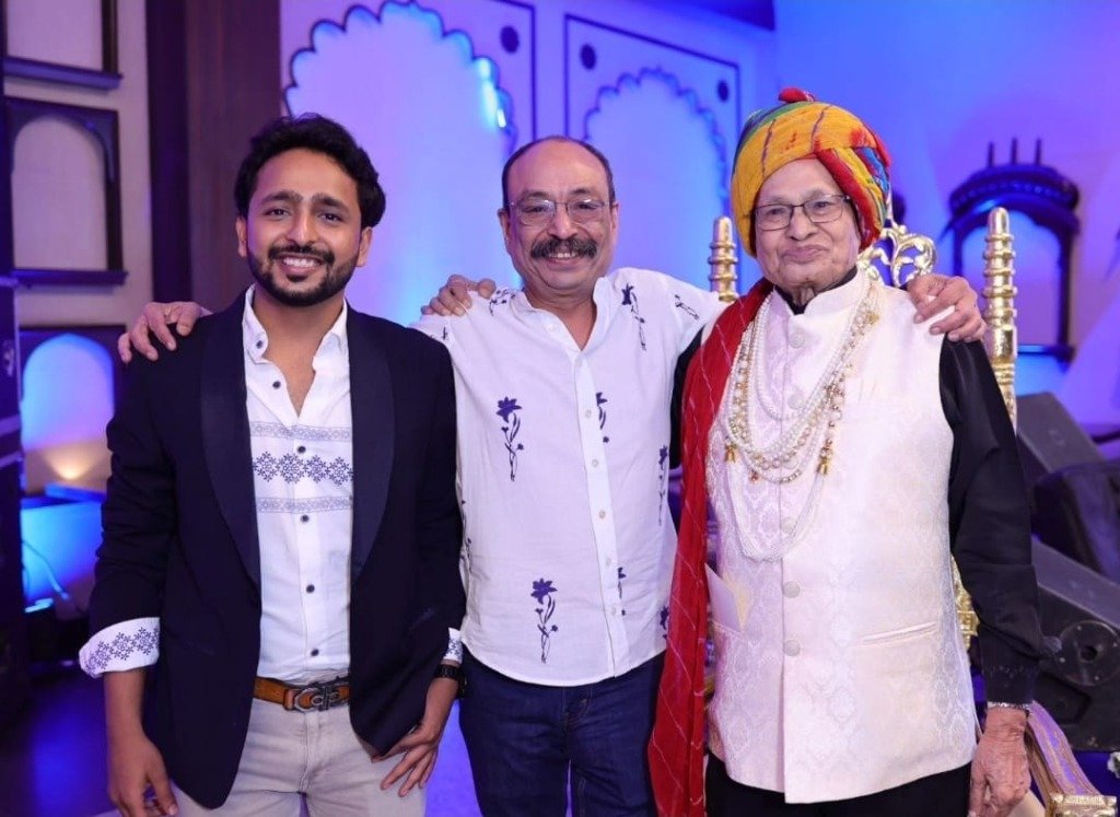 Three Generations of Ophthalmologists - Dr. Sahil, Dr. Vinod, Dr. M.R. Jain